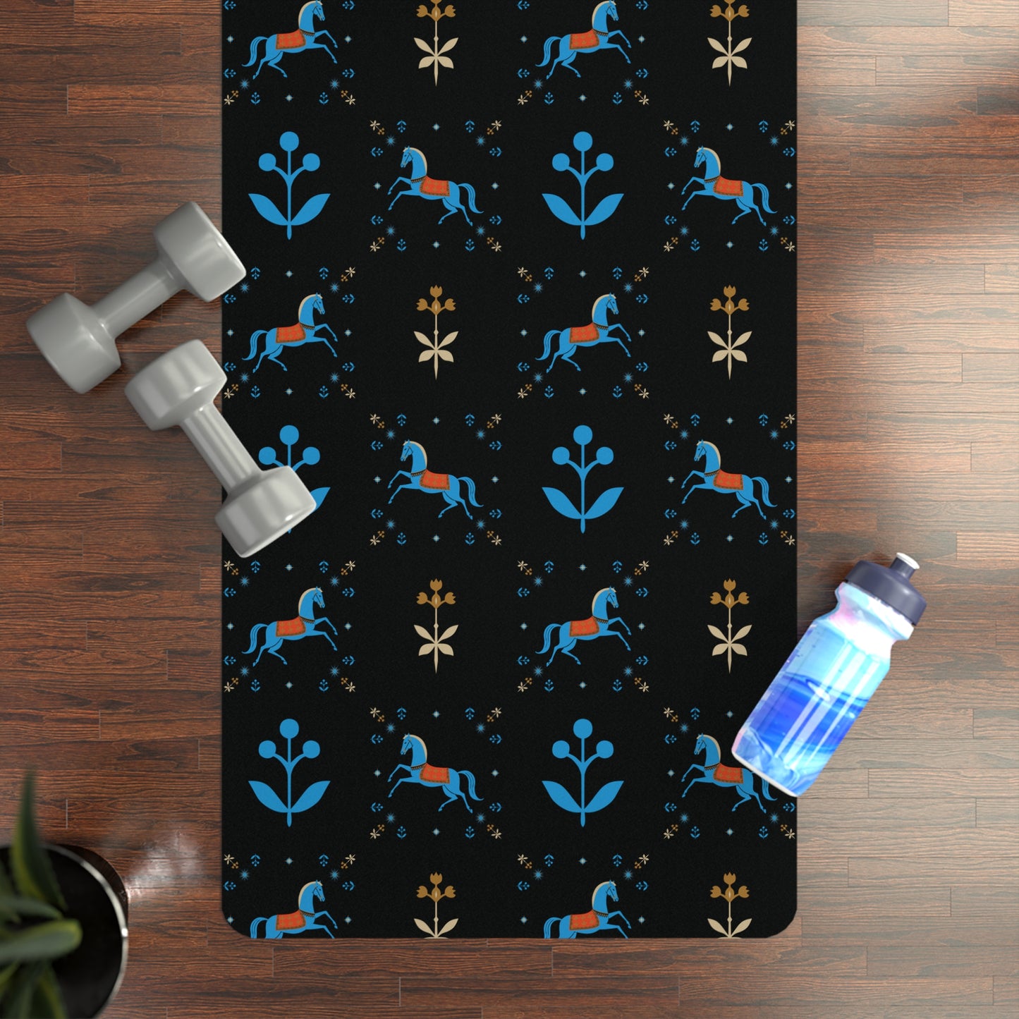 Gwenny Horse Rubber Yoga Mat