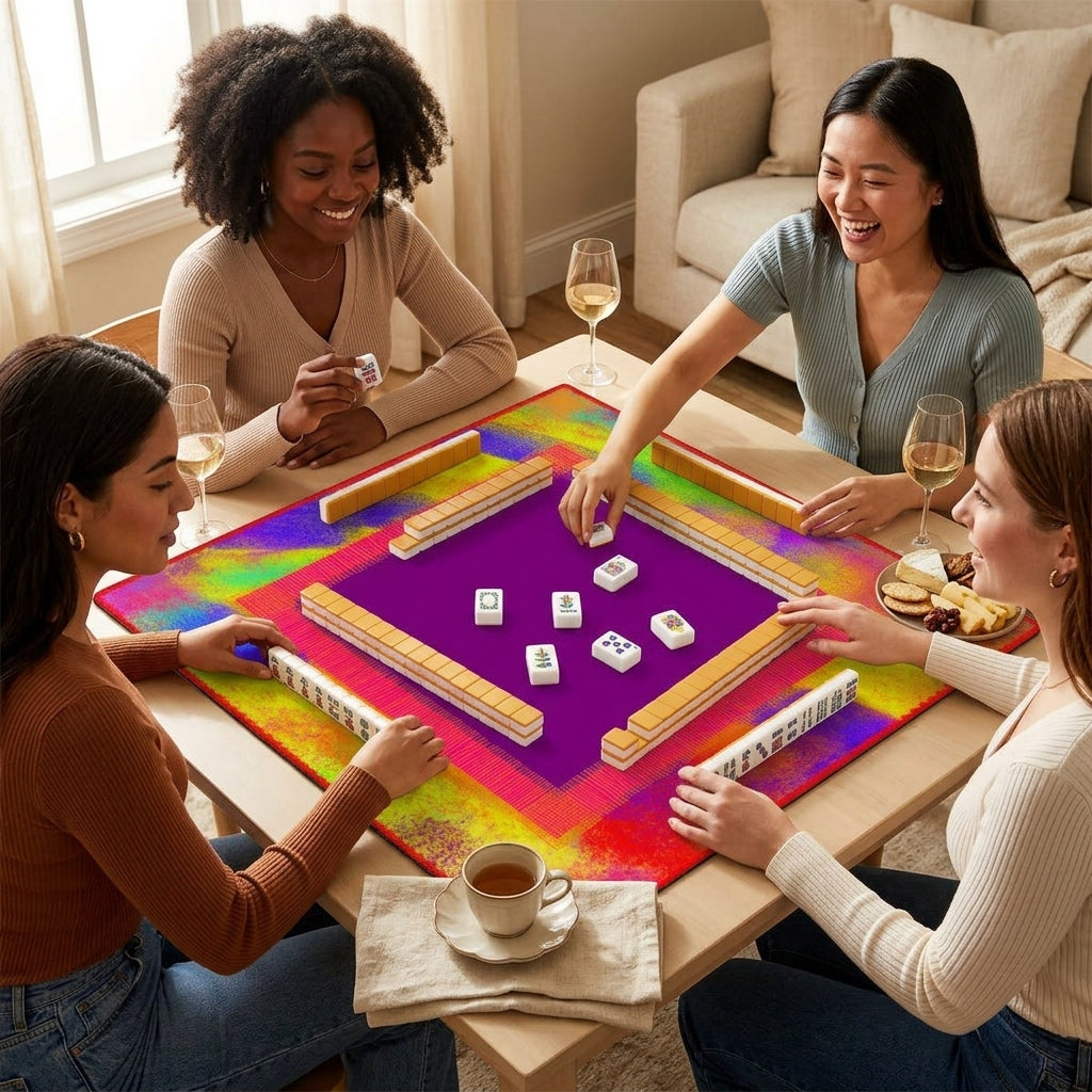 Mabel Mahjong Mat in Crayon Box (Made in USA)