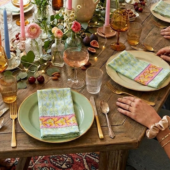 Liliana Napkins, set of 4 in Frost
