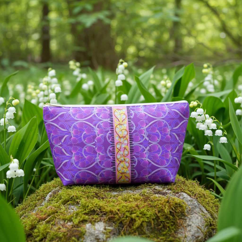 Liliana Mahjong Tile Travel Pouch in Lucid Dream