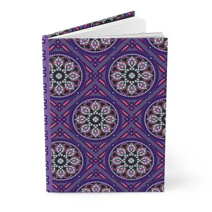 Marie Lined Hardcover Journal in Midnight