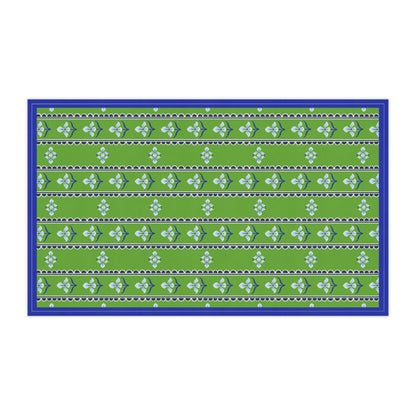 Flora Cotton Tea Towels in Green