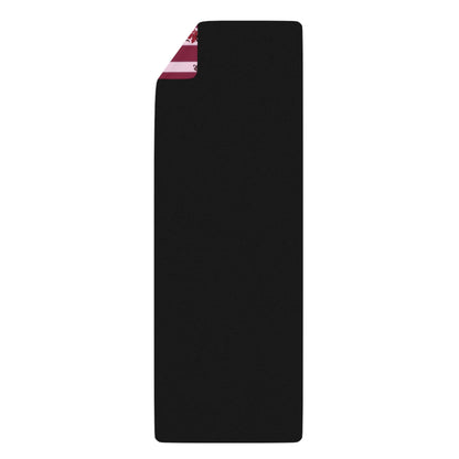 Iris Rubber Yoga Mat in Crimson