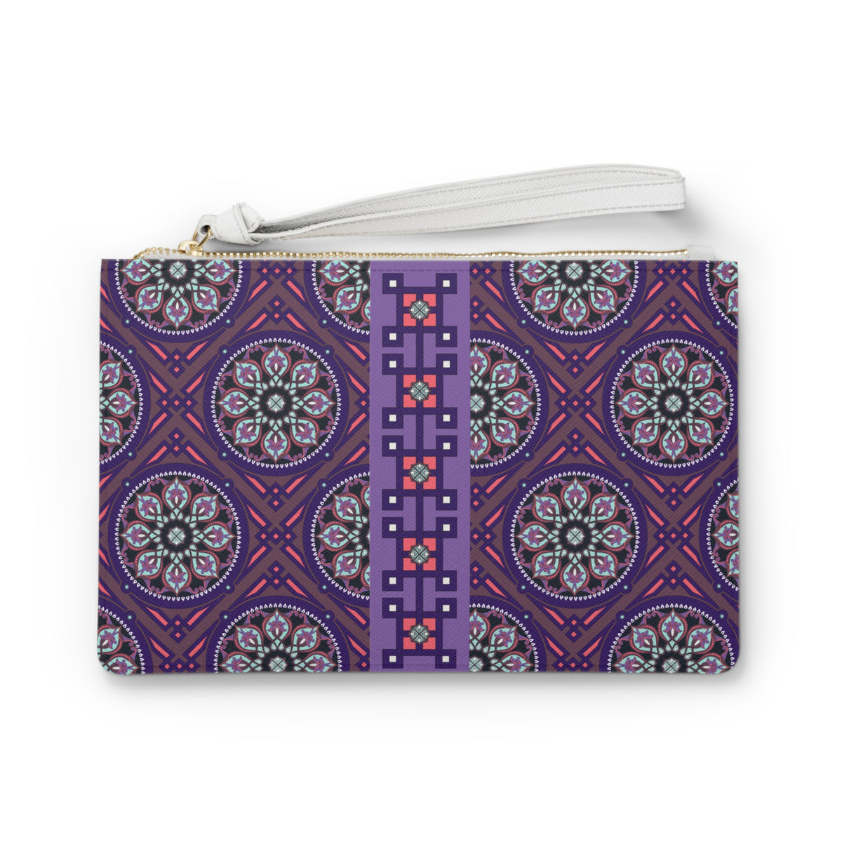 Marie Mahjong Card Holder Clutch in Midnight