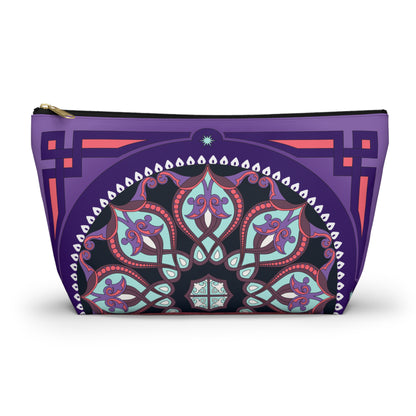 Marie Mahjong Tile Travel Pouch in Midnight