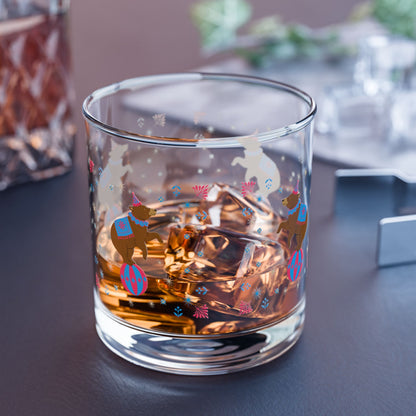 Gwenny Bear Rocks Glass, 10oz