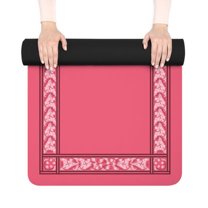 Liliana Rubber Yoga Mat in Blush