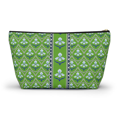 Flora Accessory Pouch in Green