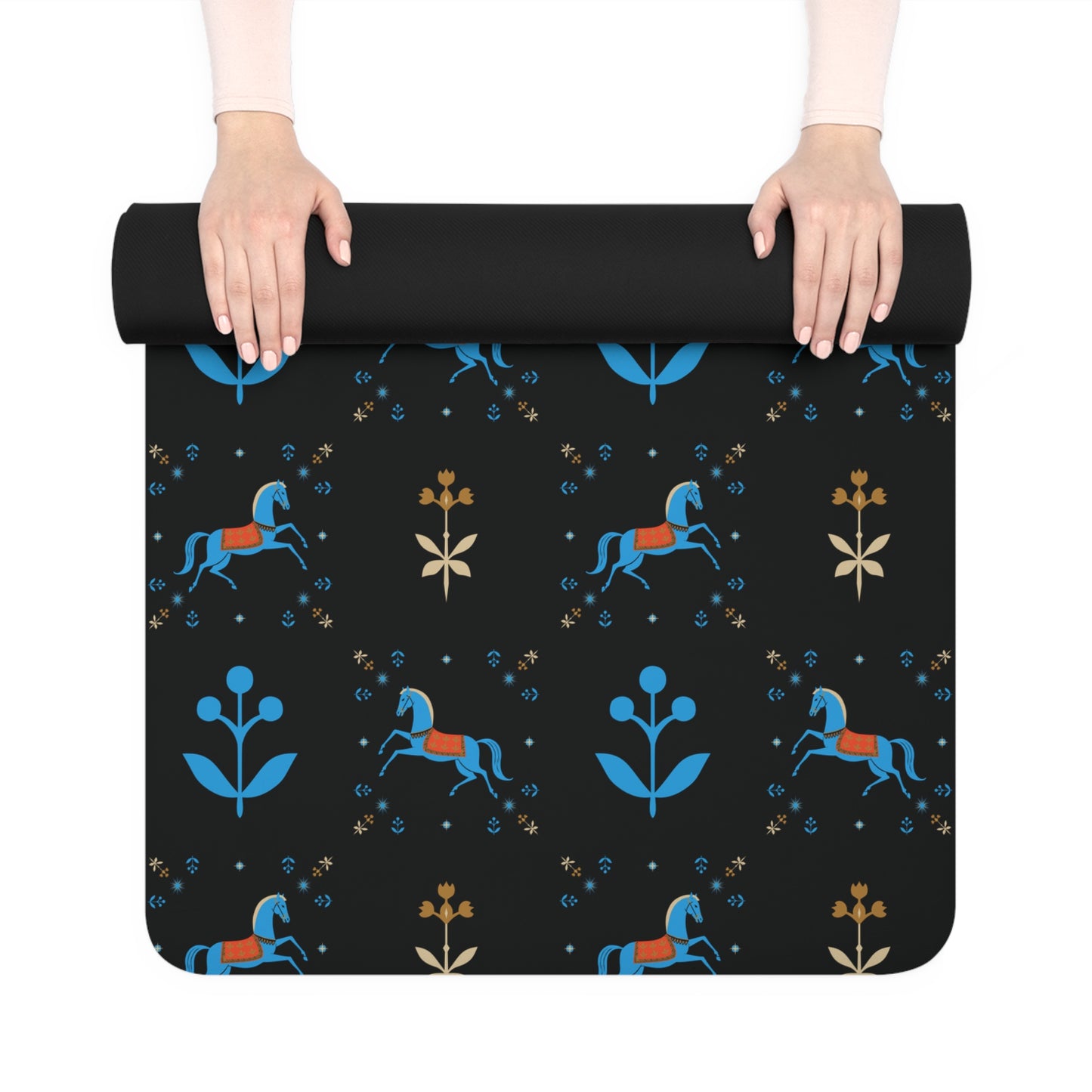 Gwenny Horse Rubber Yoga Mat