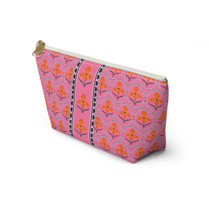 Flora Accessory Pouch in Pink
