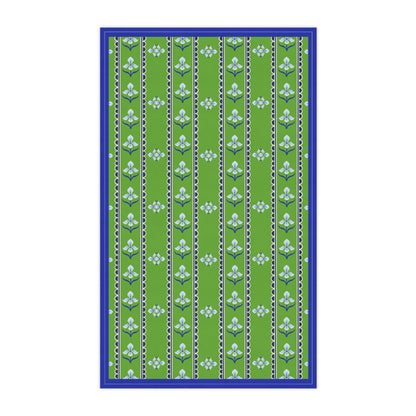 Flora Cotton Tea Towels in Green