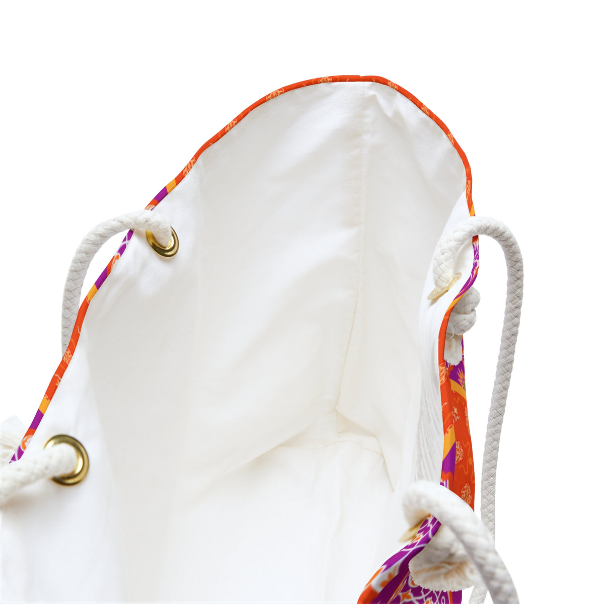 Marie Mahjong Tote in Clementine