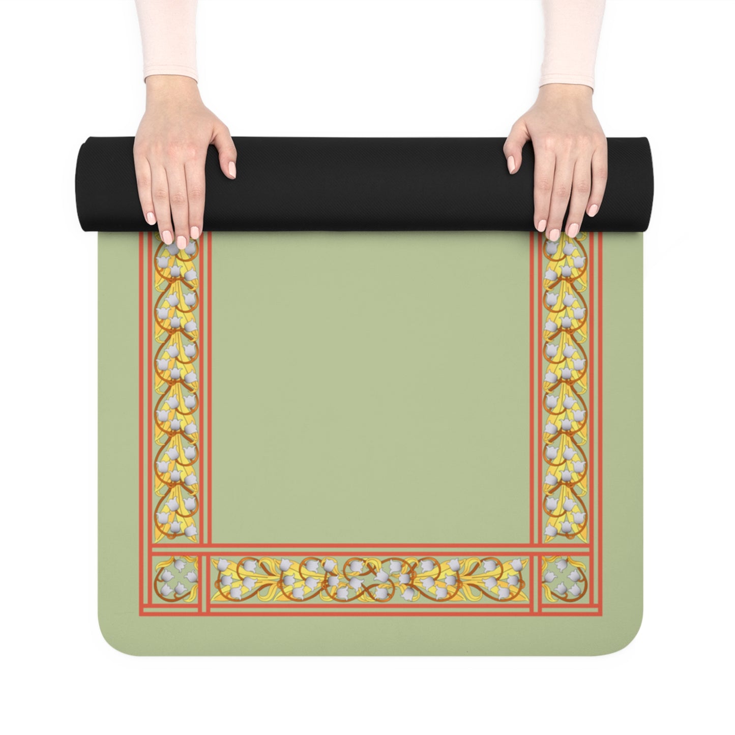 Liliana Rubber Yoga Mat in Zen