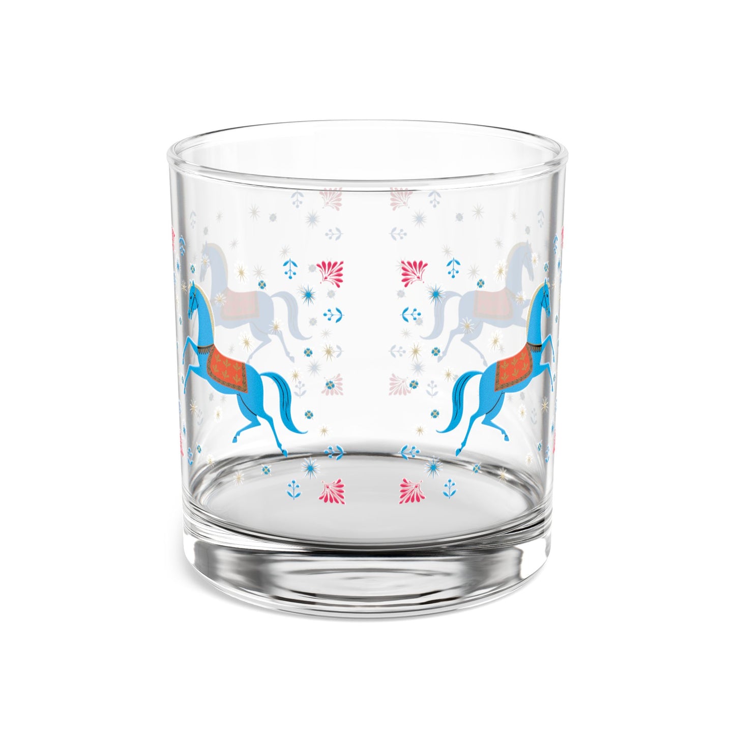 Gwenny Horse Rocks Glass, 10oz