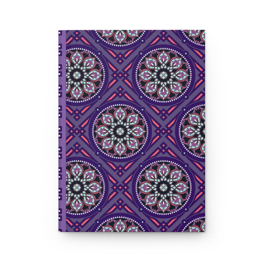 Marie Lined Hardcover Journal in Midnight