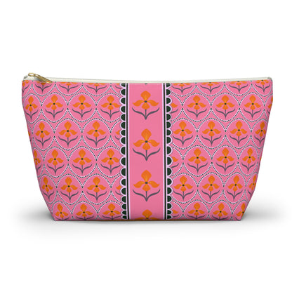 Flora Accessory Pouch in Pink