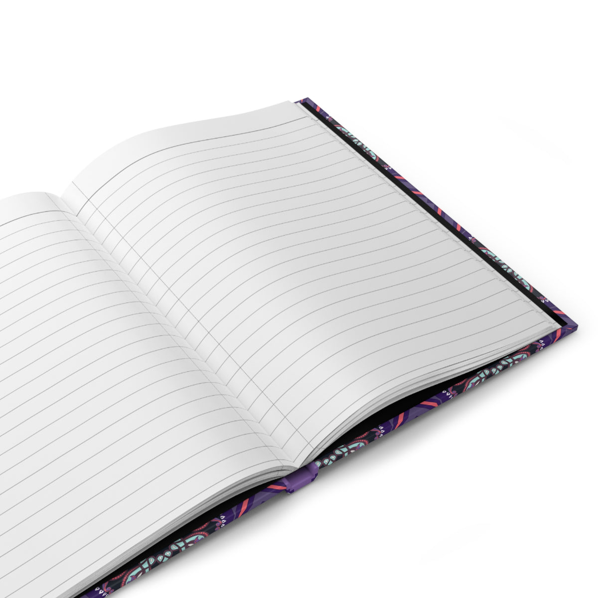Marie Lined Hardcover Journal in Midnight