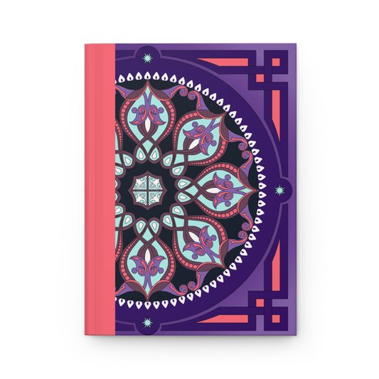 Marie Lined Hardcover Journal in Midnight