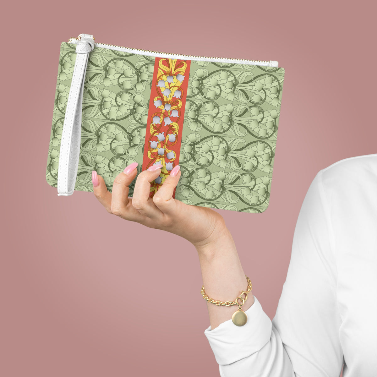 Liliana Mahjong Card Holder Clutch in Zen