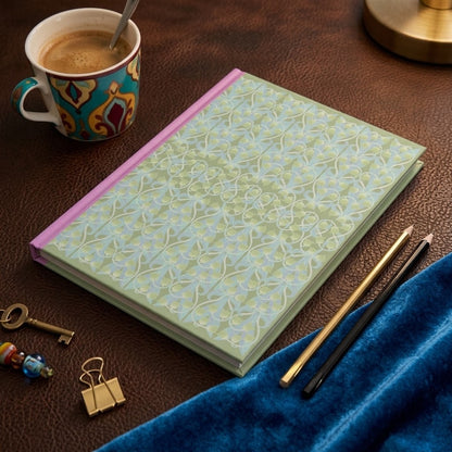 Liliana Lined Hardcover Journal in Frost