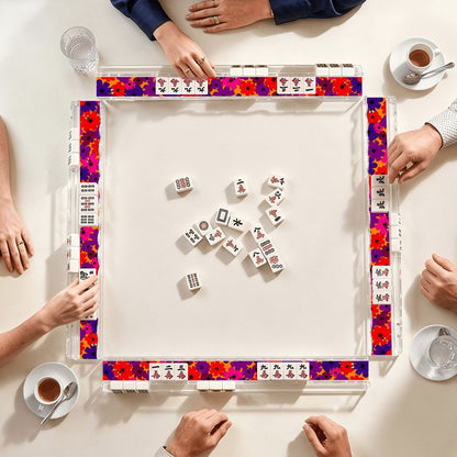 Birdie Mahjong Tile Pusher, Set of 4 in Autumn Spice