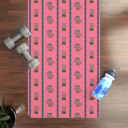 Bettina Rubber Yoga Mat in Bubble Gum