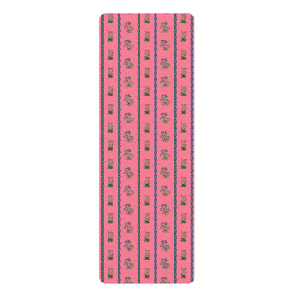 Bettina Rubber Yoga Mat in Bubble Gum