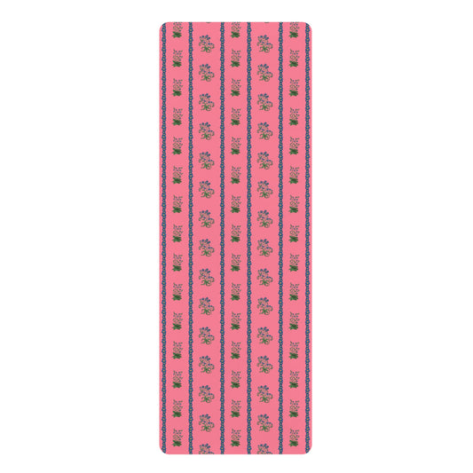 Bettina Rubber Yoga Mat in Bubble Gum