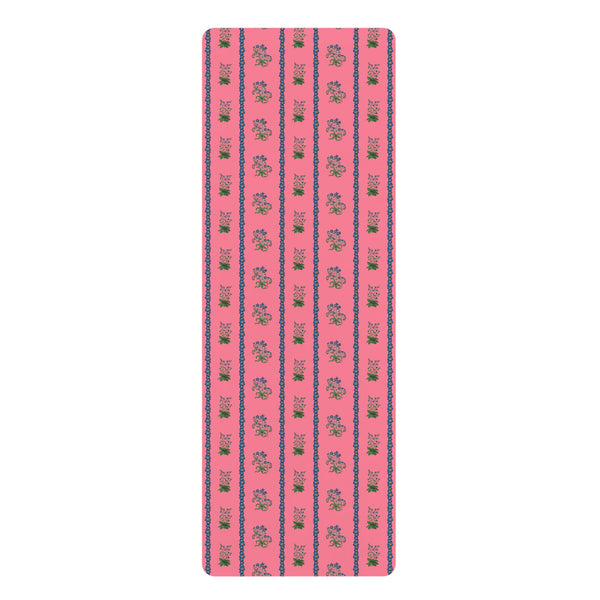 Bettina Rubber Yoga Mat in Bubble Gum