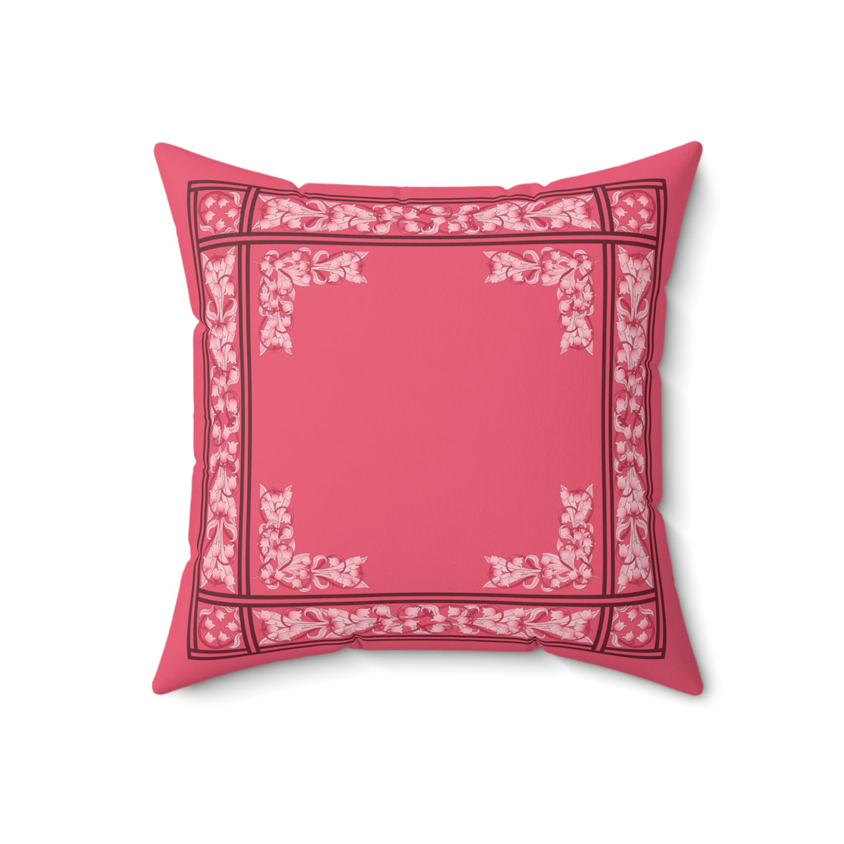 Liliana Faux Suede Throw Pillow in Blush