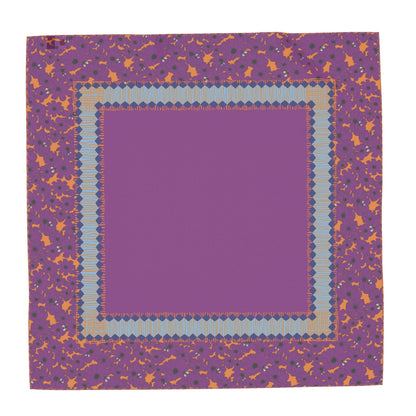 Birdie Silk Scarf in Plum