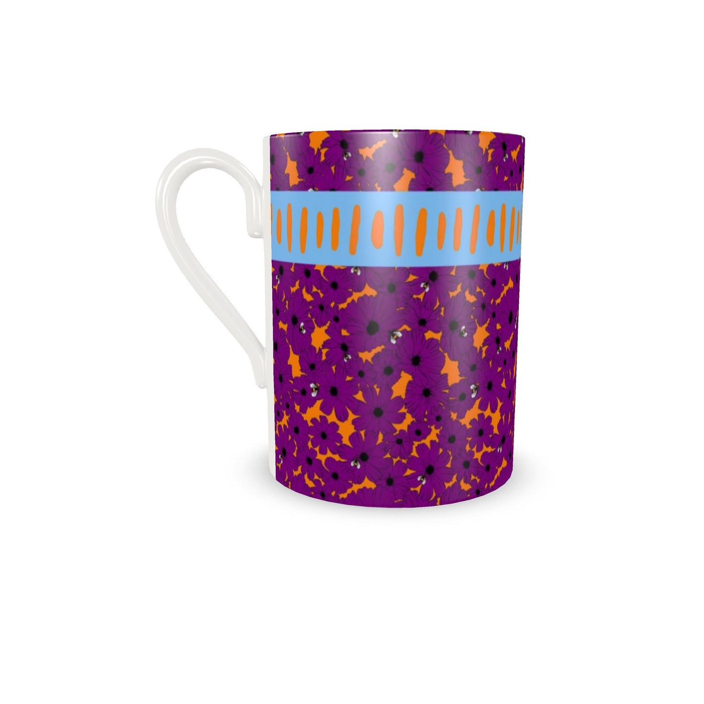 Birdie Espresso Cup and Saucer in Plum