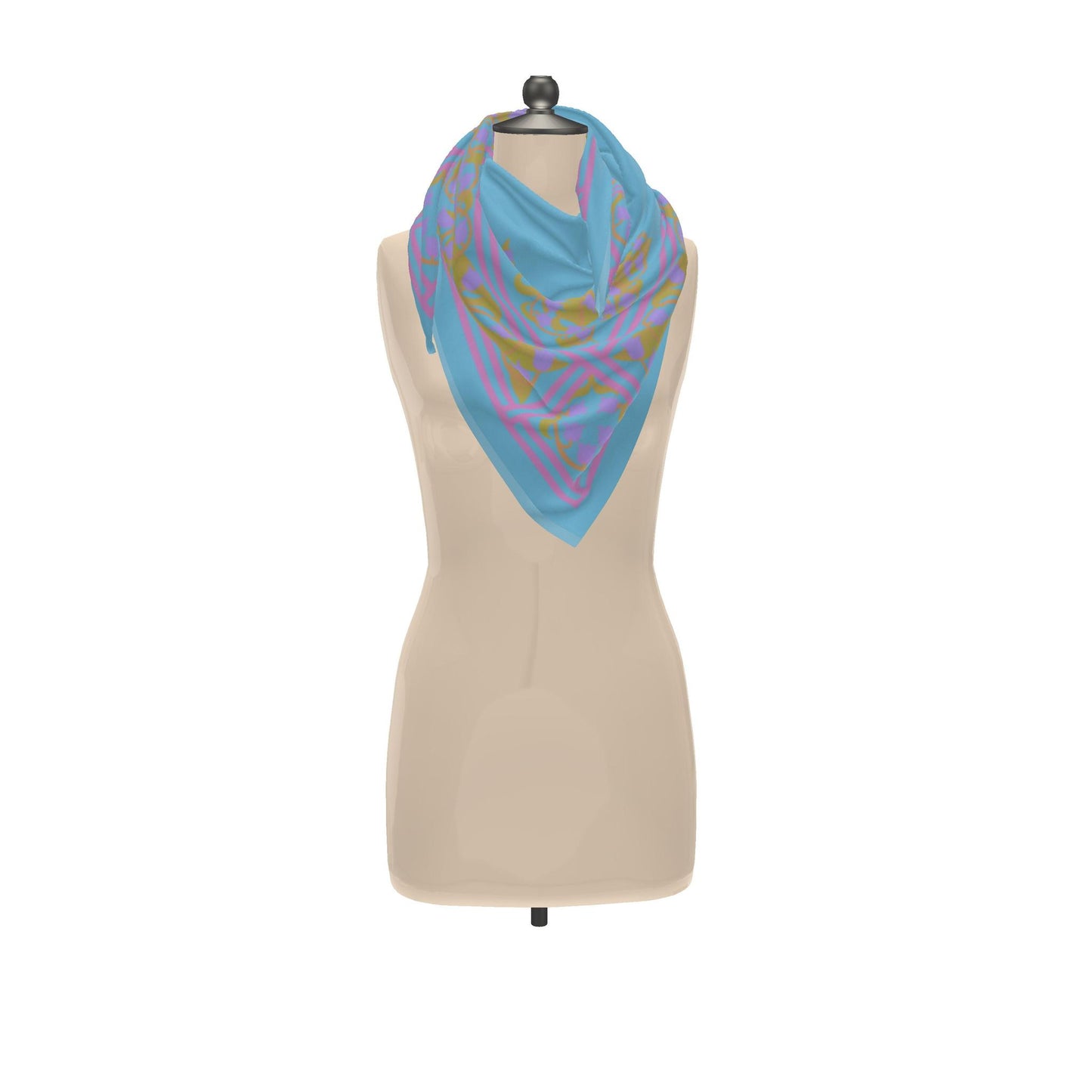 Liliana 100% Silk Scarf in Sweet Pea