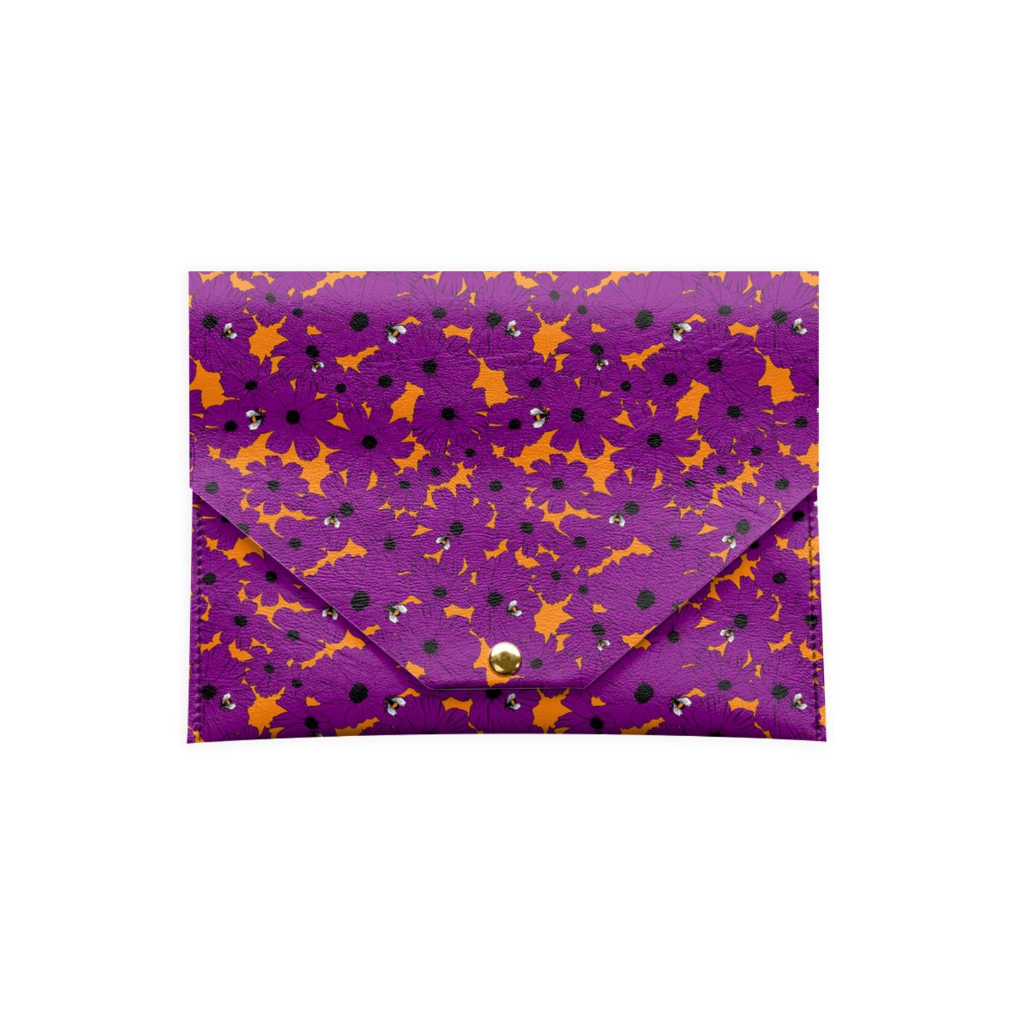 Birdie Mahjong Card Holder in Plum