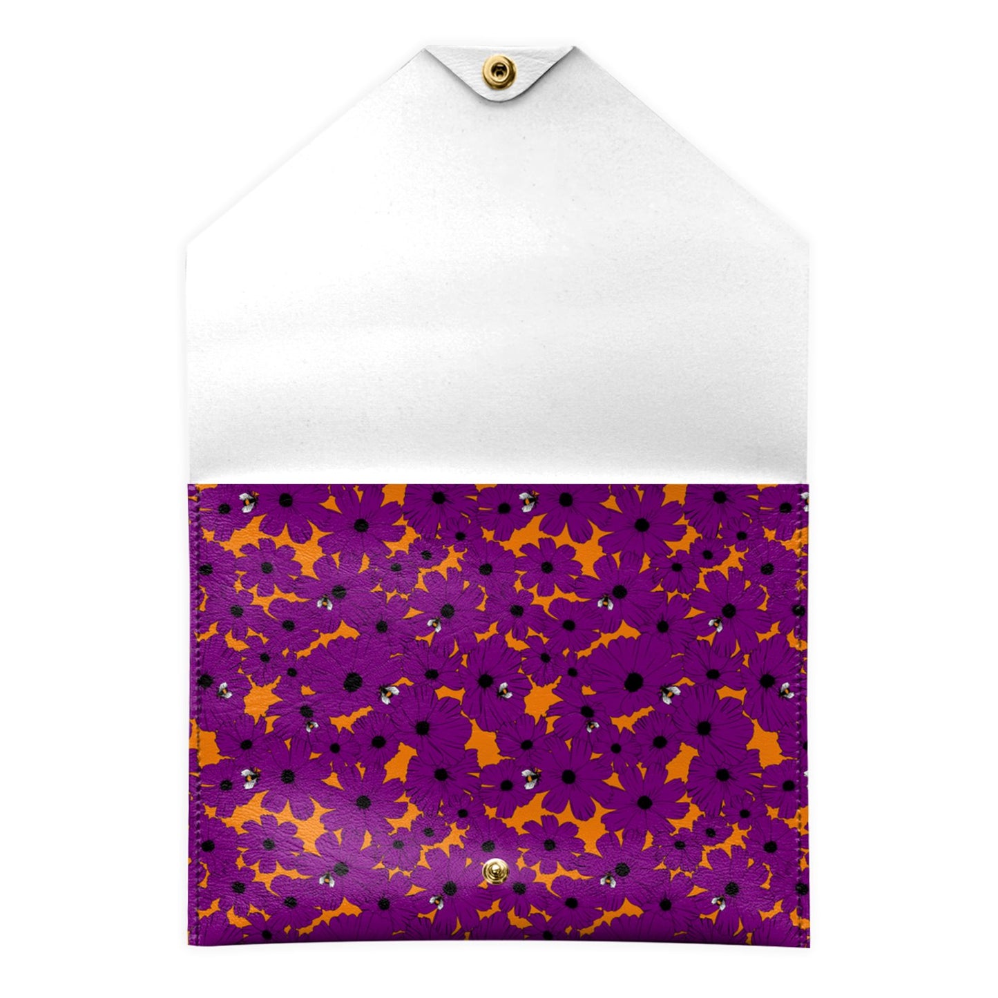 Birdie Mahjong Card Holder in Plum