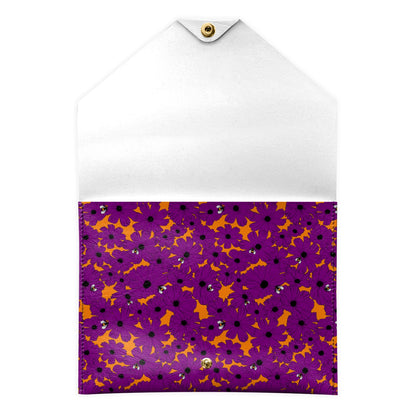 Birdie Mahjong Card Holder in Plum