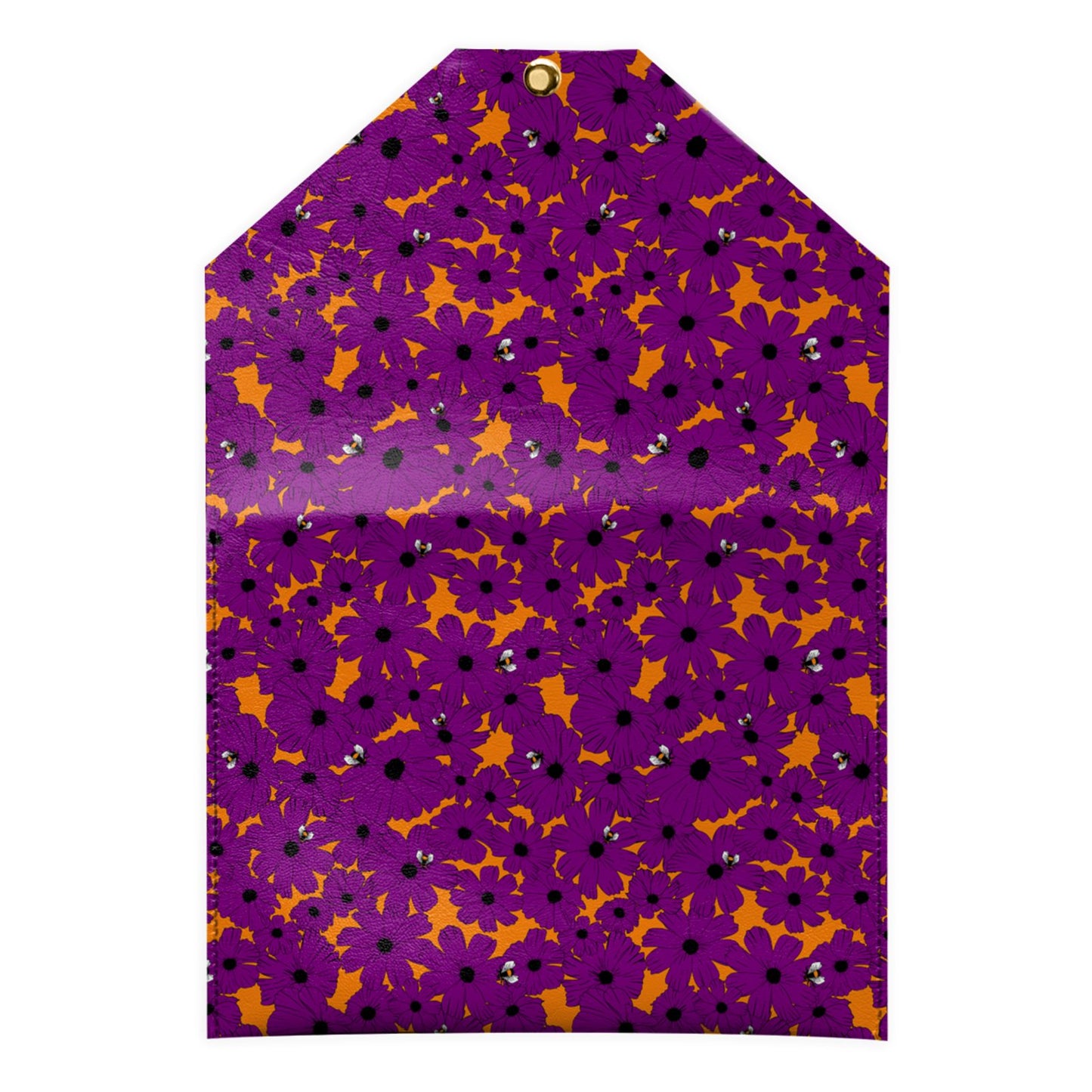 Birdie Mahjong Card Holder in Plum