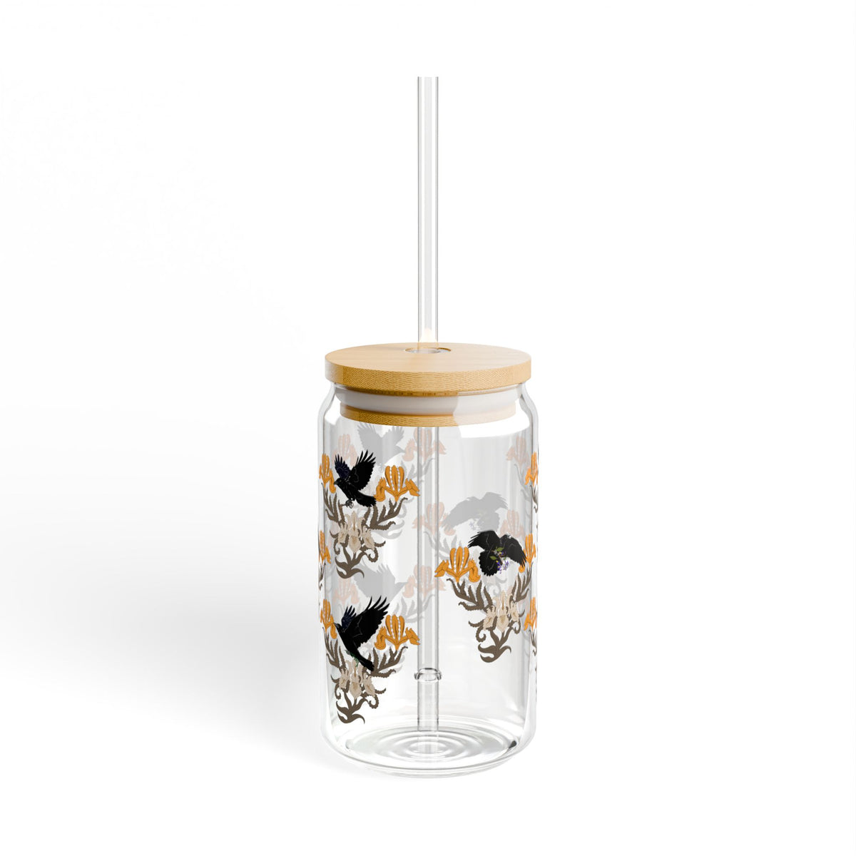 Iris (Crow Omens) Sipper Glass, 16oz