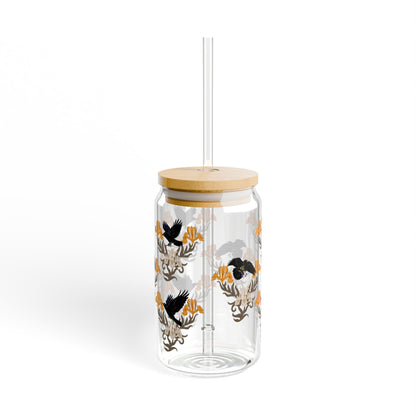 Iris (Crow Omens) Sipper Glass, 16oz