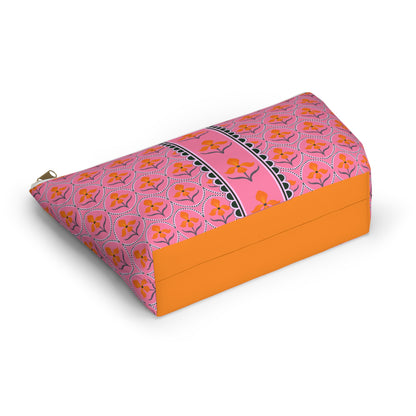 Flora Accessory Pouch in Pink