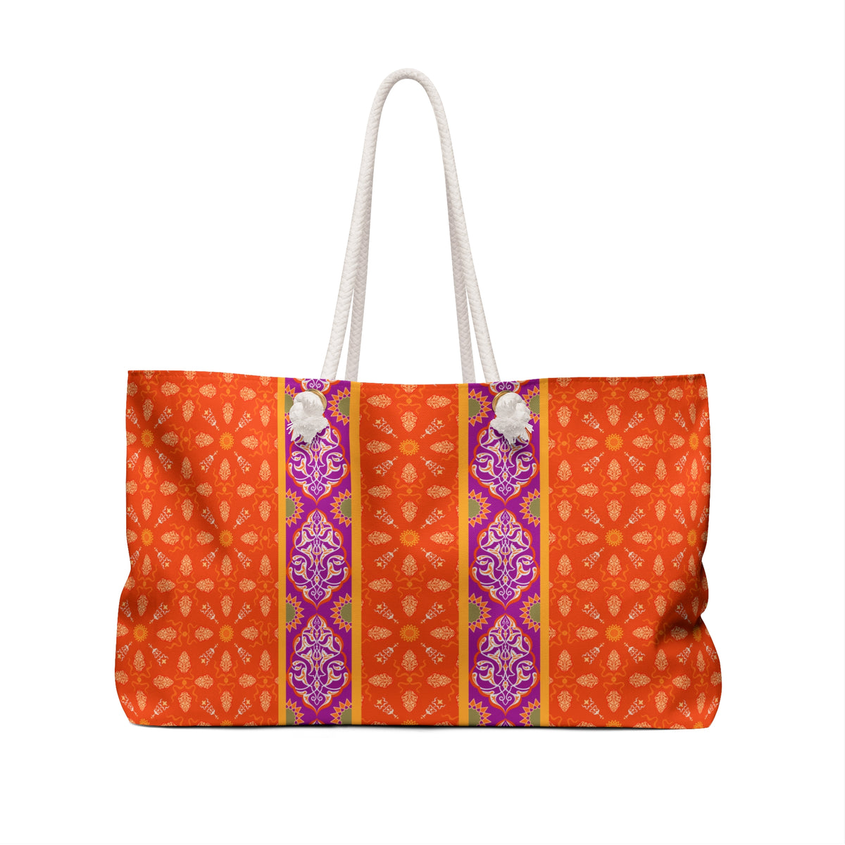 Marie Mahjong Tote in Clementine