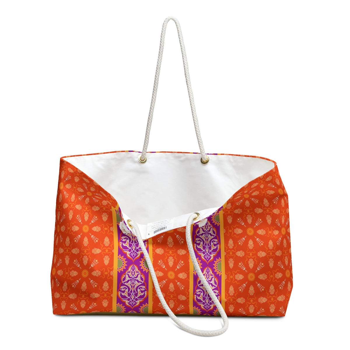 Marie Mahjong Tote in Clementine