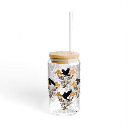 Iris (Crow Omens) Sipper Glass, 16oz