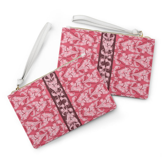 Liliana Mahjong Card Holder Clutch in Blush