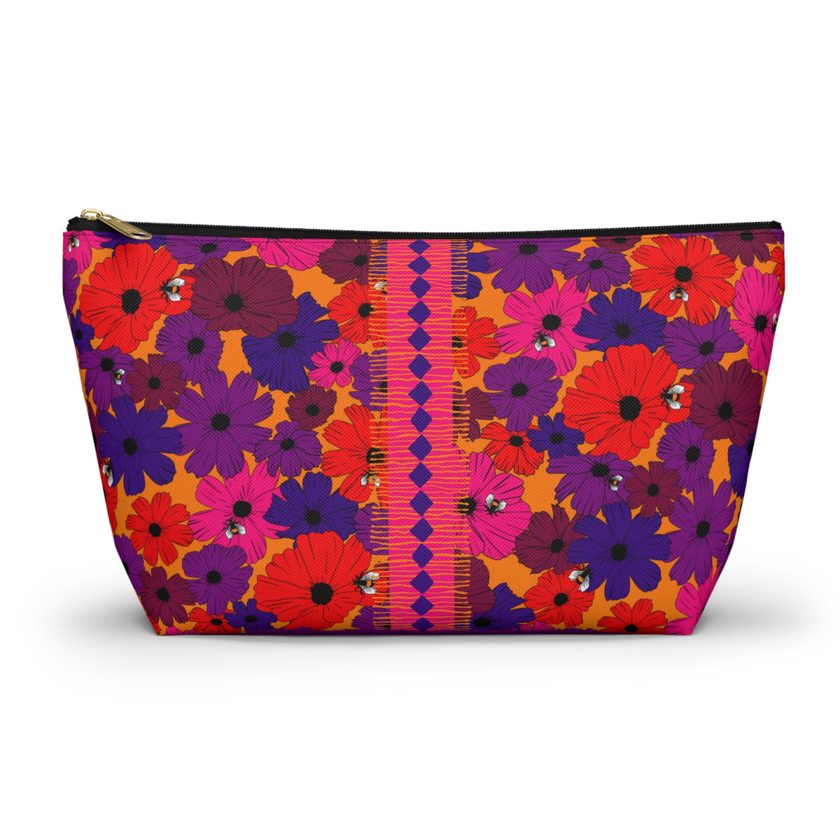 Birdie Mahjong Tile Travel Pouch in Autumn Spice