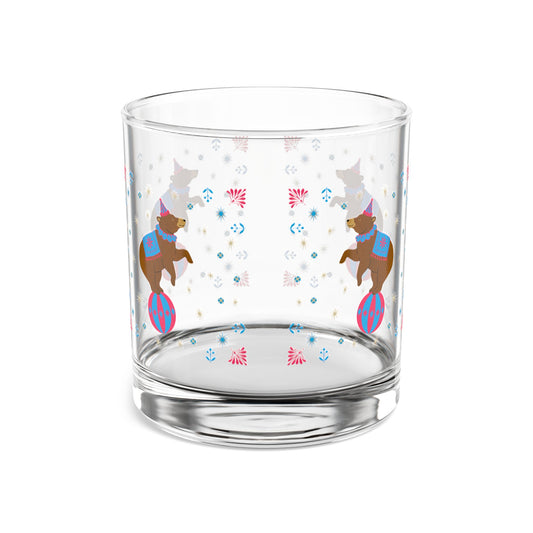 Gwenny Bear Rocks Glass, 10oz