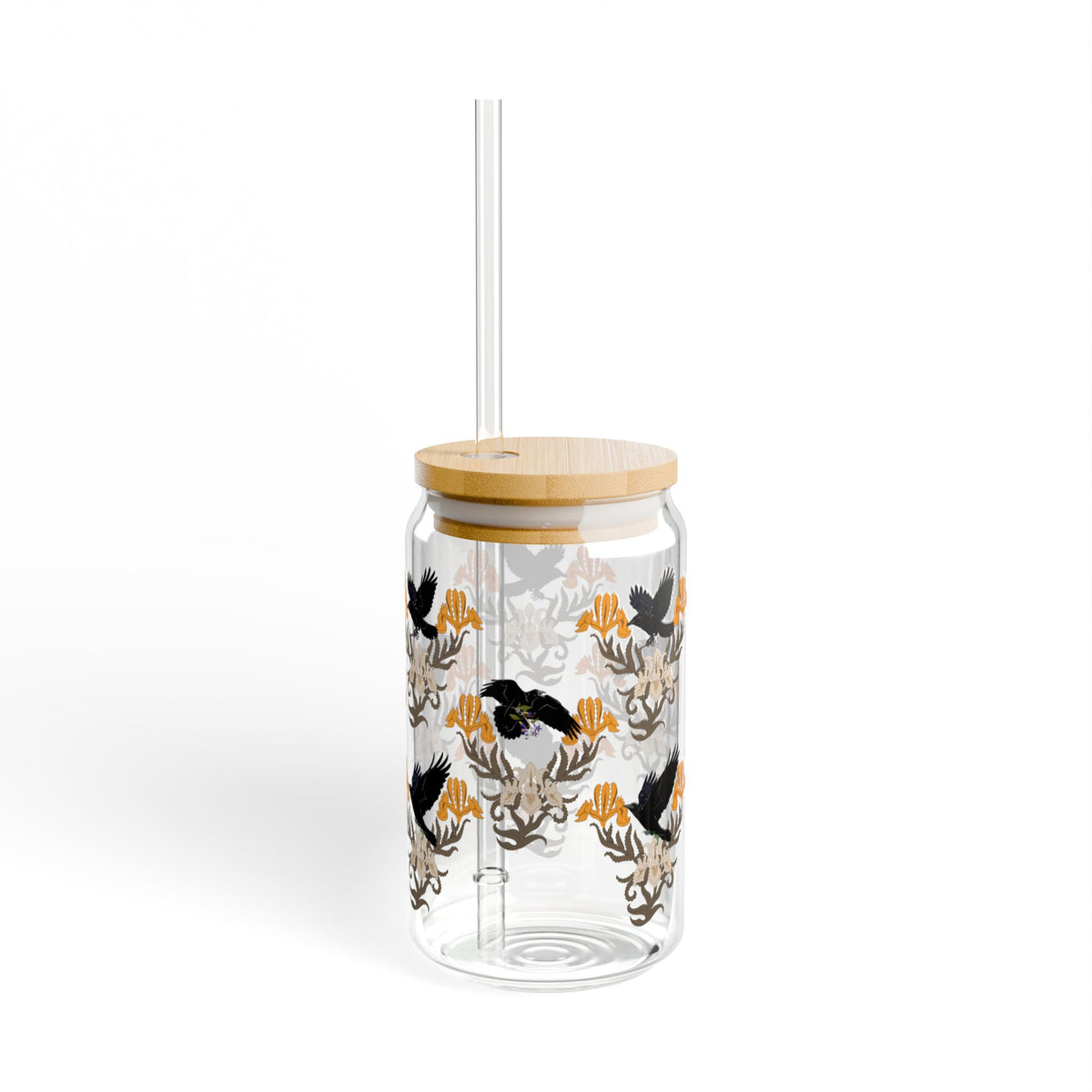 Iris (Crow Omens) Sipper Glass, 16oz