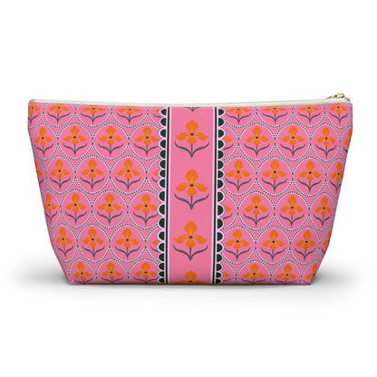 Flora Accessory Pouch in Pink