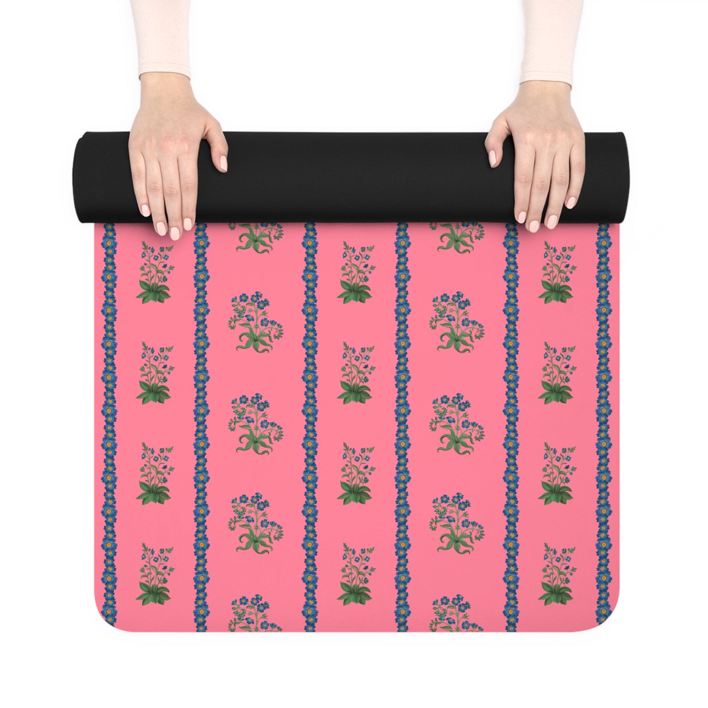 Bettina Rubber Yoga Mat in Bubble Gum