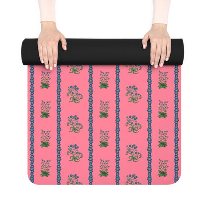 Bettina Rubber Yoga Mat in Bubble Gum